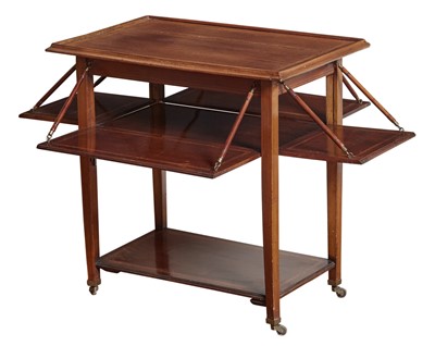 Lot 239 - Edwardian Inlaid Mahogany Tea Table