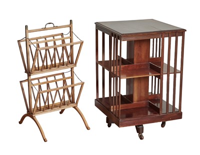 Lot 165 - Mahogany Revolving Bookshelf