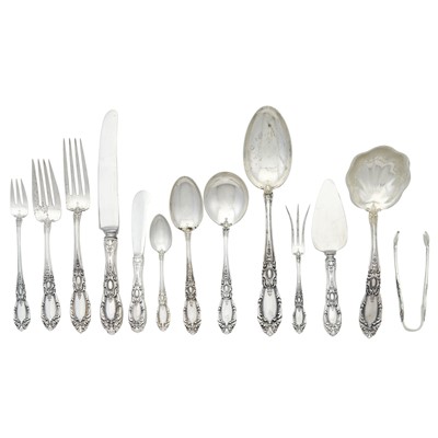 Lot 146 - Towle Sterling Silver "King Richard" Pattern Flatware Service