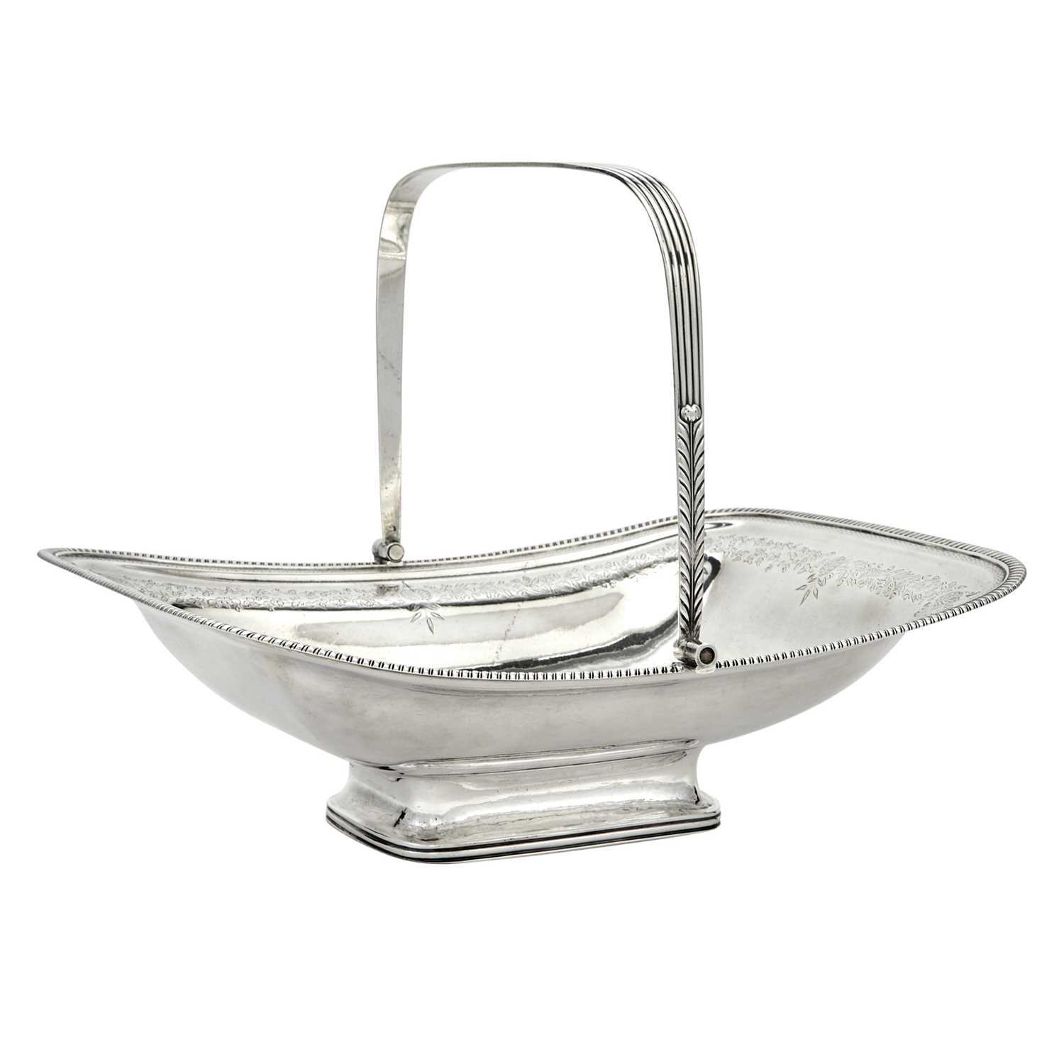 Lot 173 - George III Sterling Silver Cake Basket