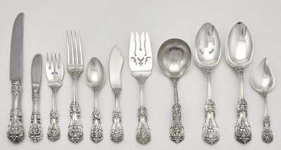 Lot 91 - Reed & Barton Sterling Silver "Francis I" Pattern Flatware Service