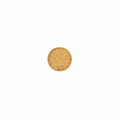Lot 1066A - United States 1891-Carson City $5 Liberty