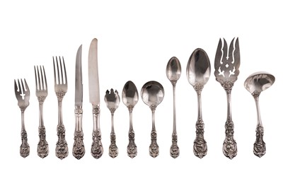 Lot 1127 - Reed & Barton Sterling Silver "Francis I" Pattern Flatware Service