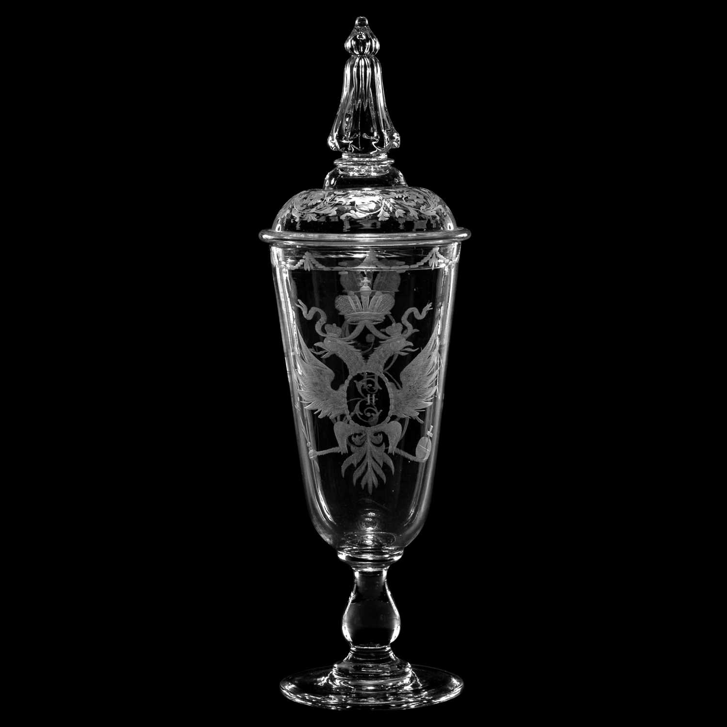 Lot 48 - Russian Glass Pokal