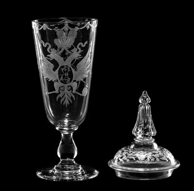 Lot 48 - Russian Glass Pokal