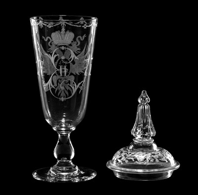 Lot 48 - Russian Glass Pokal