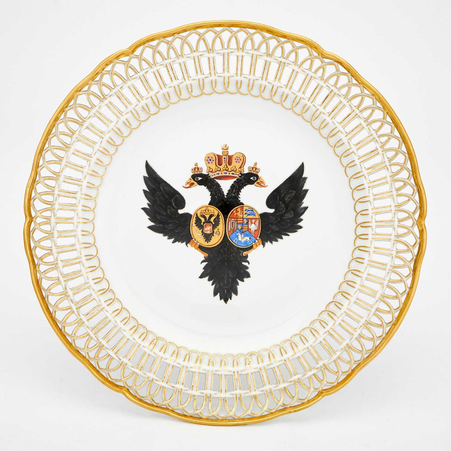 Lot 49 - Russian Porcelain Plate from the Grand Duke Paul Petrovich Service