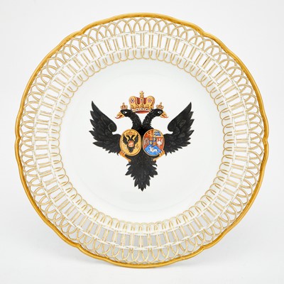 Lot 49 - Russian Porcelain Plate from the Grand Duke Paul Petrovich Service