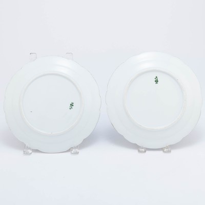 Lot 126 - Pair of Russian Porcelain Dessert Plates from the Alexandrinsky Turquoise Service