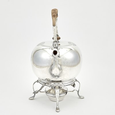 Lot 188 - George V Sterling Silver Kettle on Stand