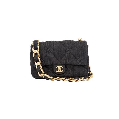 Lot 1230 - Chanel Denim 'Funky Town' Bag