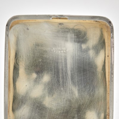 Lot 152 - Five Silver Card Cases and Cigarette Cases