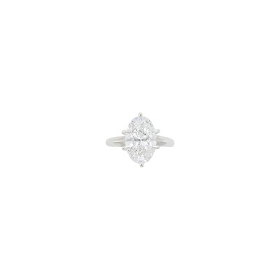 Lot 1196 - Silver and Diamond Ring