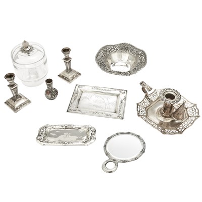 Lot 107 - Group of Sterling Silver Table Articles