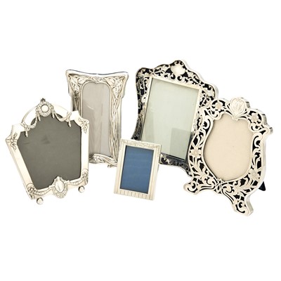Lot 195 - Four American Sterling Silver Picture Frames