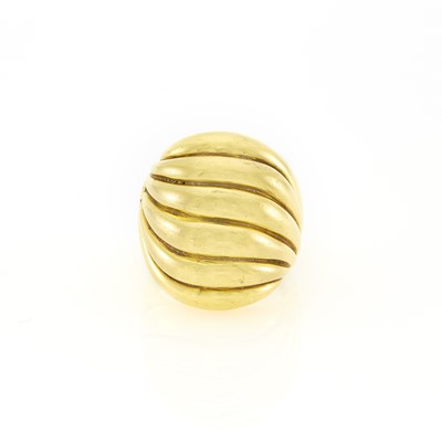 Lot 1001 - David Yurman Gold Dome Ring
