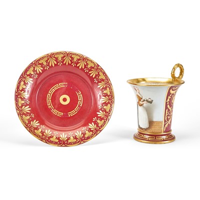 Lot 466 - Meissen Porcelain Cup and Saucer