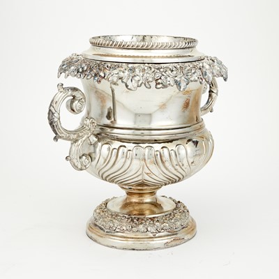 Lot 480 - Regency Sheffield Silver Plated Wine Cooler