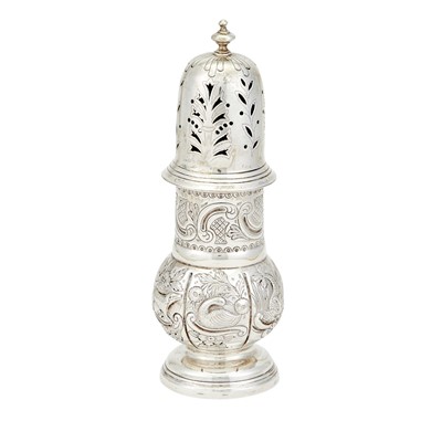 Lot 475 - Edwardian Irish Sterling Silver Sugar Caster