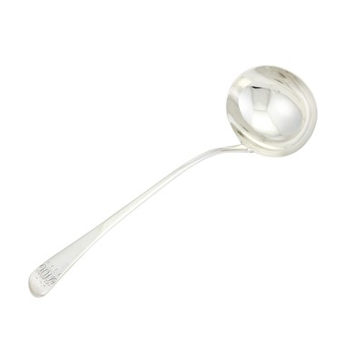 Lot 473 - George III Sterling Silver Soup Ladle