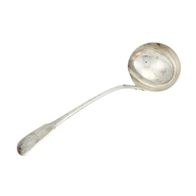 Lot 465 - George III Sterling Silver Soup Ladle