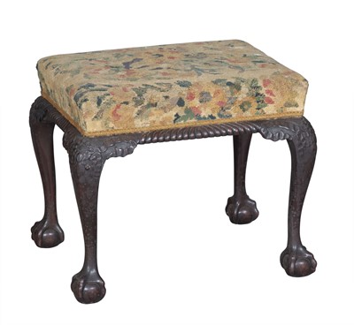 Lot 777 - Irish George II Style Mahogany Stool