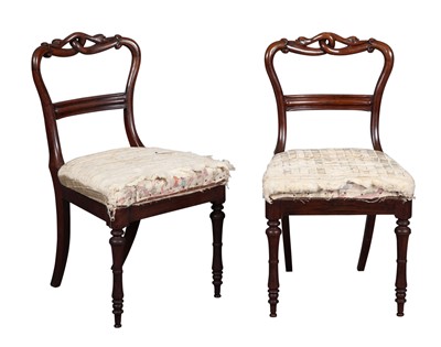 Lot 784 - Pair of Victorian Rosewood Side Chairs