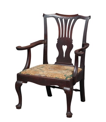 Lot 765 - George II Mahogany Armchair