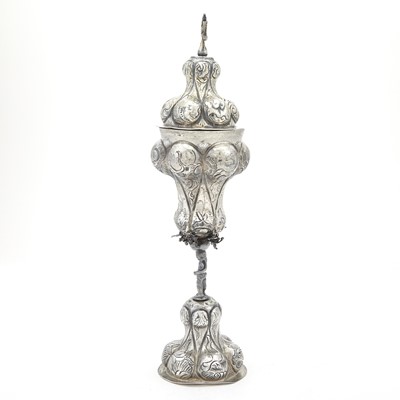 Lot 53 - Russian Silver Cup and Cover