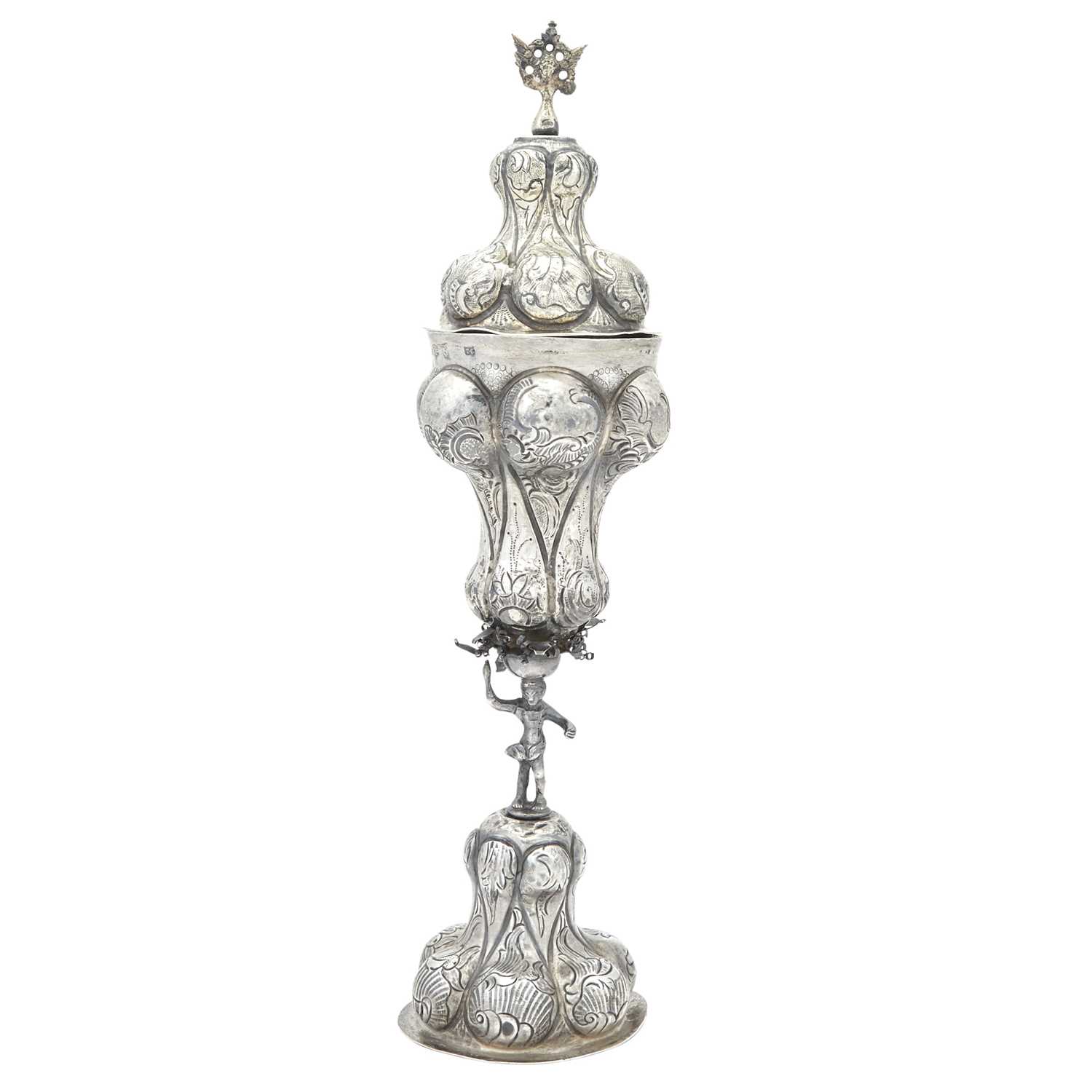 Lot 53 - Russian Silver Cup and Cover