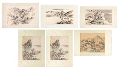 Lot 97 - A Group of Chinese School Paintings