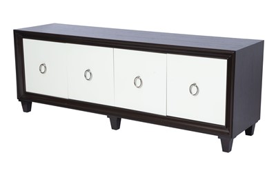 Lot 262 - Michael Berman Dark Stained and Lacquered Wood "Lucerne" Cabinet