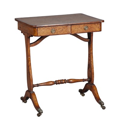 Lot 176 - Regency Amboyna Writing Table
