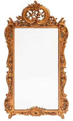 Lot 711 - Louis XV Style Giltwood Mirror