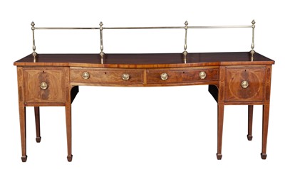 Lot 797 - George III Inlaid Mahogany Sideboard