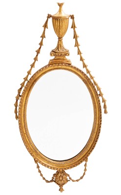 Lot 802 - George III Giltwood  Mirror