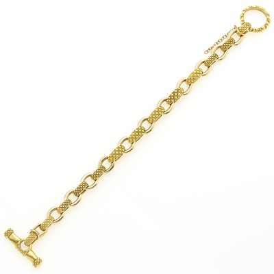 Lot 1041 - J. j. Marco Gold Link Bracelet