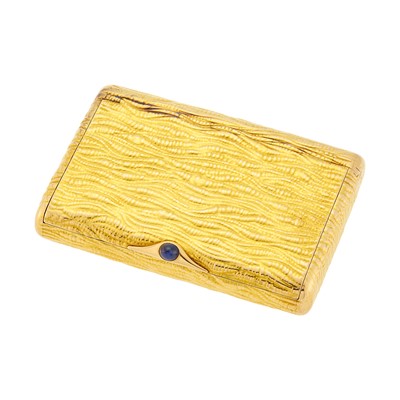 Lot 70 - Russian Gold Cigarette Case