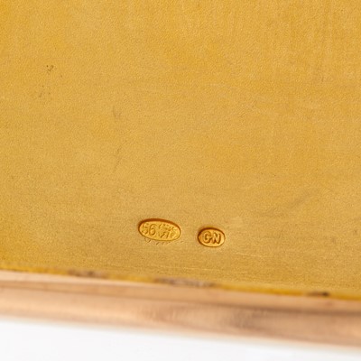 Lot 71 - Russian Gold Cigarette Case