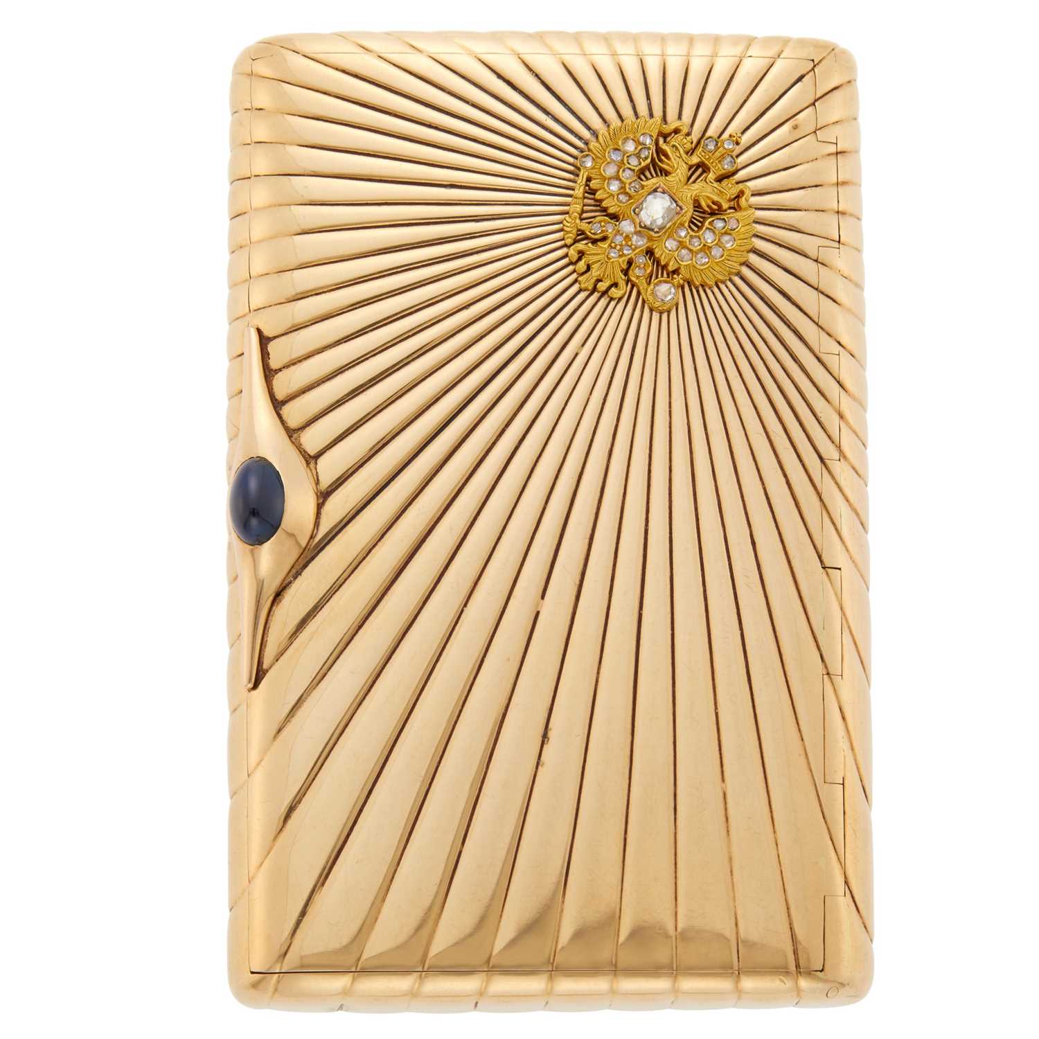 Lot 72 - Russian Imperial Presentation Gold Cigarette Case
