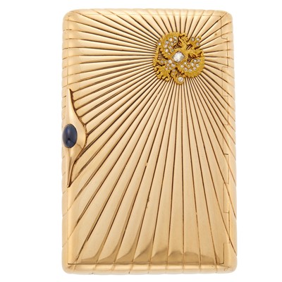 Lot 72 - Russian Imperial Presentation Gold Cigarette Case