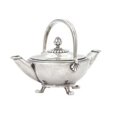 Lot 80 - Fabergé Silver Table Lighter