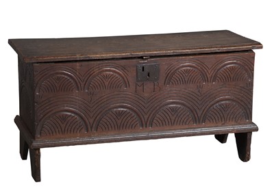 Lot 139 - Charles II Oak Coffer