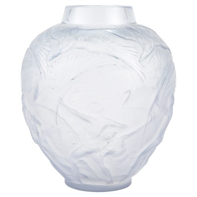 Lot 151 - R. Lalique Molded Glass Archers Vase