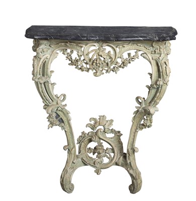 Lot 267 - Louis XV Style Painted Wood Console