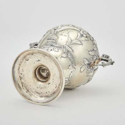 Lot 163 - Canadian Interest: Pair of George II Sterling Silver Gilt Tea Caddies