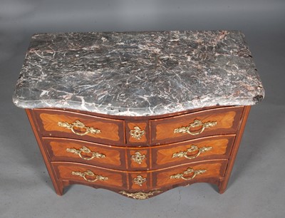 Lot 736 - Régence  Gilt-Metal Mounted Tulipwood and Kingwood Commode
