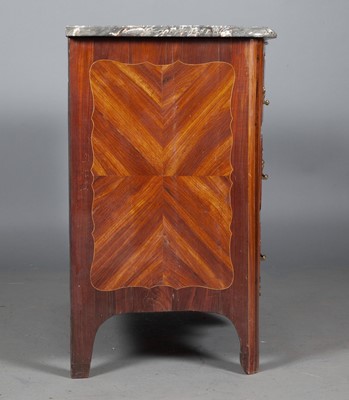 Lot 736 - Régence  Gilt-Metal Mounted Tulipwood and Kingwood Commode