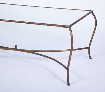 Lot 342 - Maison Jansen Style Gilt Metal Low Table