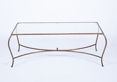 Lot 342 - Maison Jansen Style Gilt Metal Low Table